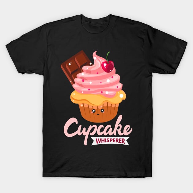 Cupcake Whisperer Bakers Cupcake Cult T-Shirt by CarleyMichaels